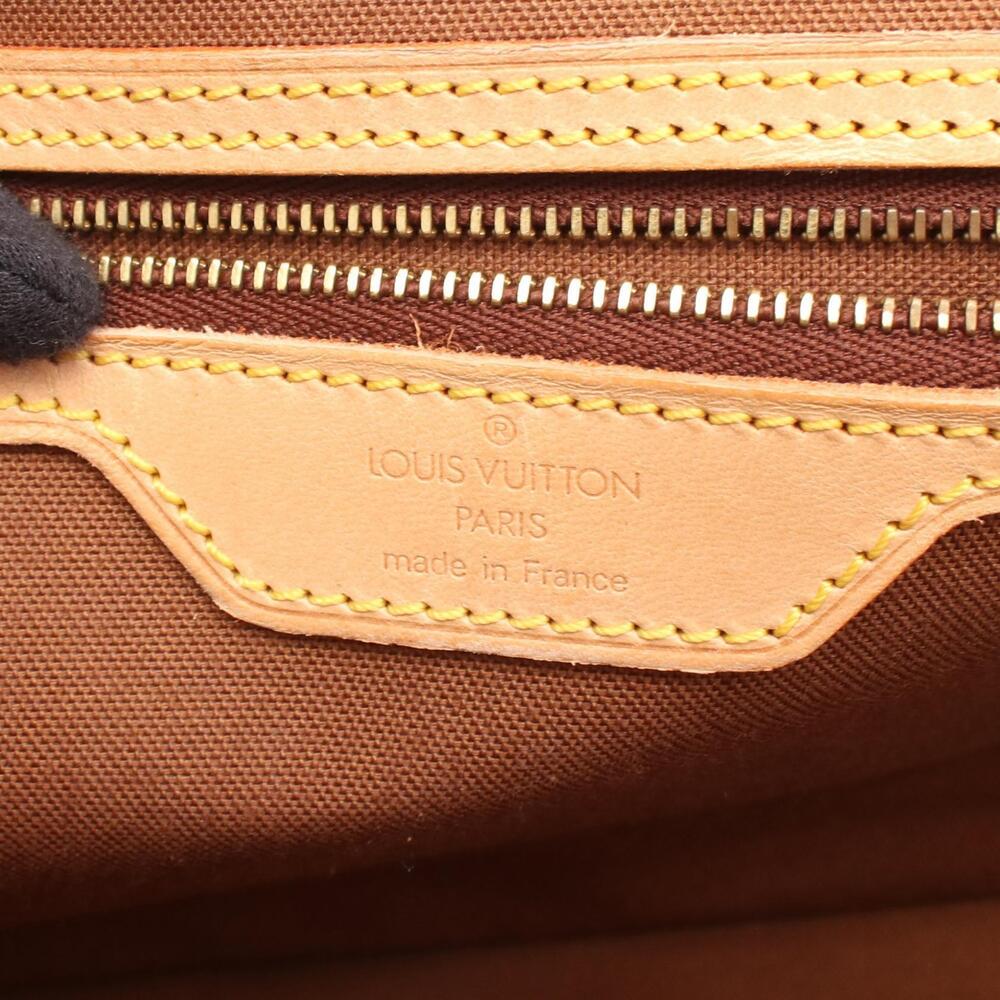 Louis Vuitton Canvas Brown Shoulder Bag Monogram Leather Gibeciere - Picture 3 of 9